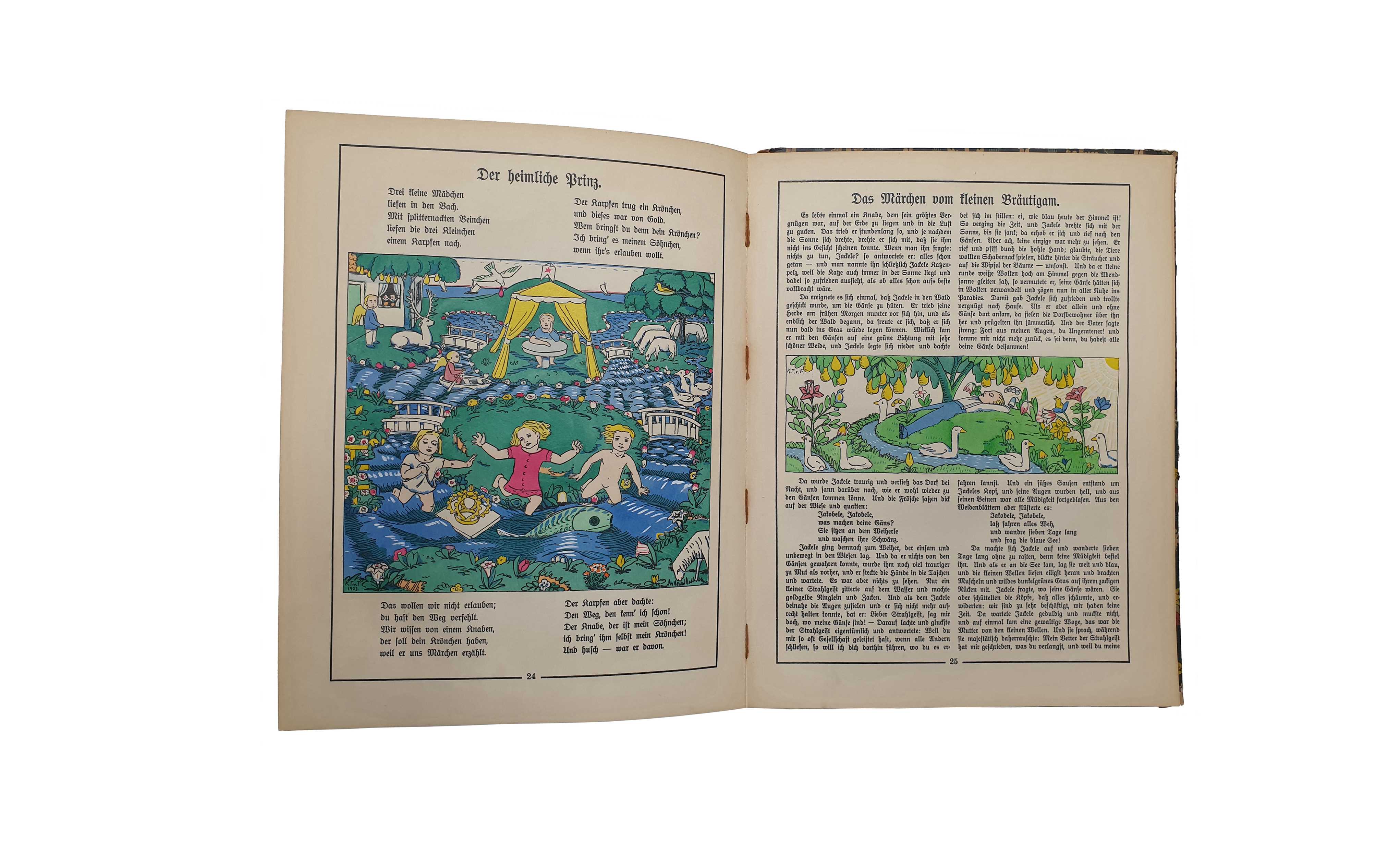 <p>A﻿blösen der TESA-Verklebungen, Entfernen der rostigen Klammern, rostige Stellen aus dem Papier entfernen und Schließen der Löcher mit Japanpapier, Fadenheftung, Sicherung und Ergänzung der Original-Vorsatzpapiere, Erneuerung des Einbandes (Pappband) unter Verwendung der Original-Bezugspapiere. Auftragsarbeit 2024</p>