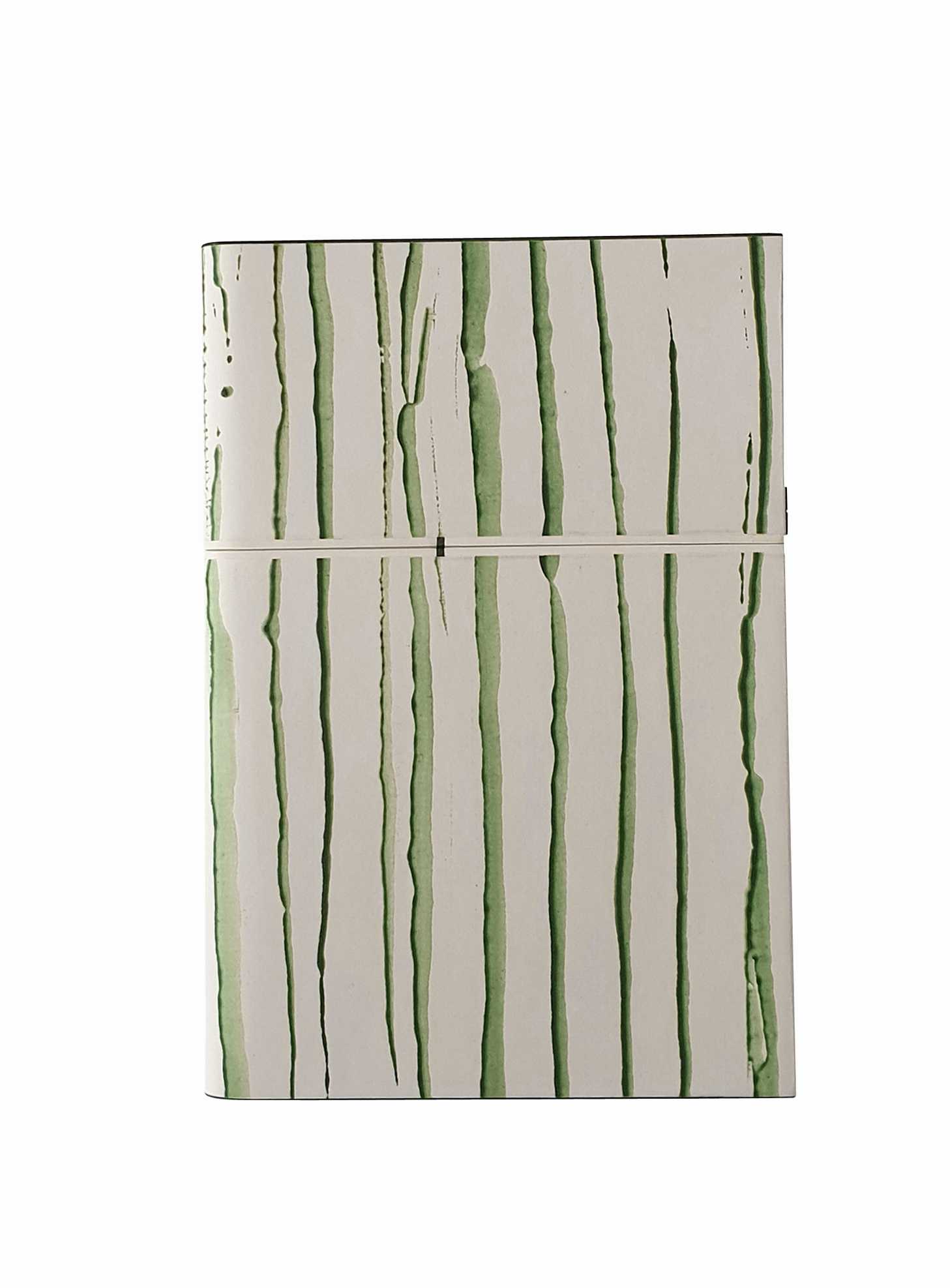 <p>Dänischer Millimeterband, Rücken und Ecken aus weißem Kalbleder gefertigt, Deckel mit Buntpapier (Kleisterpapier) bezogen, Vorsätze aus weißem Büttenpapier, mit Häubchen und schwarzem Lederkapitel gearbeitet, Buchkapsel mit Ledereinfassung und Kleisterpapier bezogen. Format: 12,5 cm x 18,6 cm; 2011 (Einband), 2022 (Buchkapsel)</p>